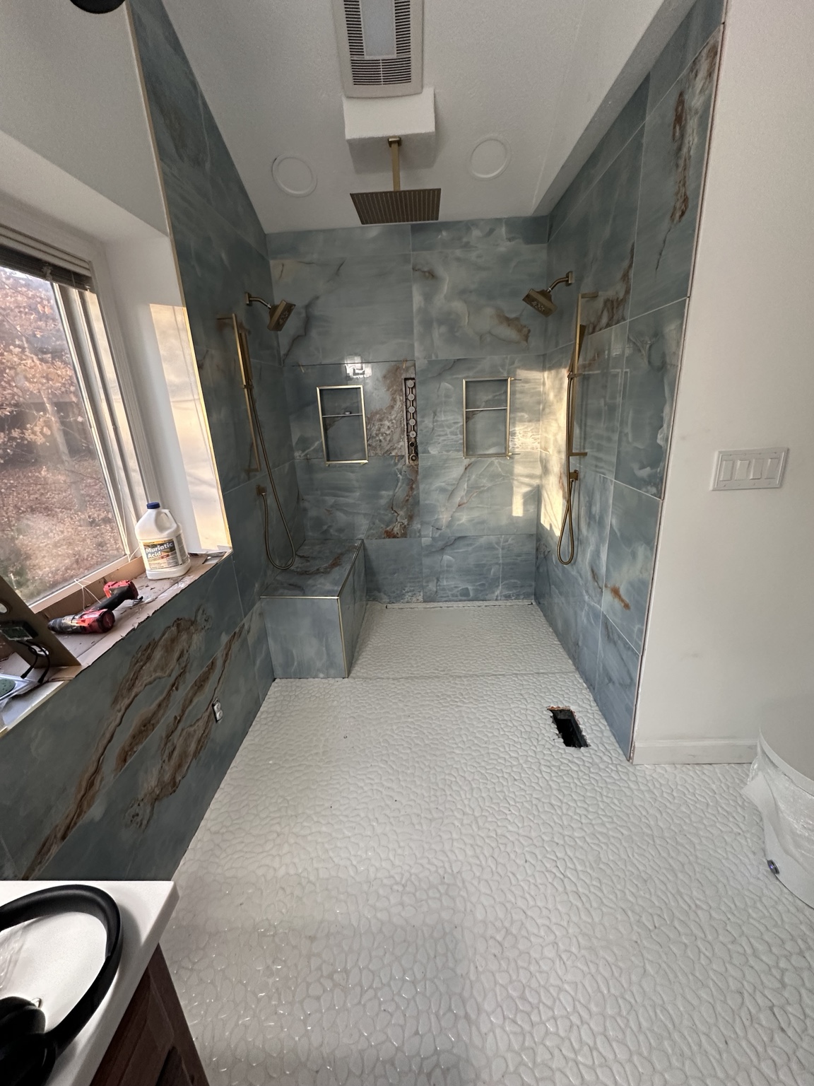 Custom Walk-In Shower - Custom Shower Interior